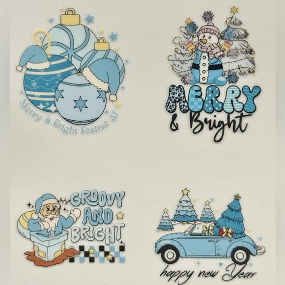 Christmas UV DTF Transfer Stickers - Picture 5 of 7